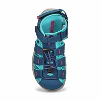 Girls' Kayla Fisherman Sandal -Black Tie Dye
