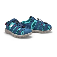 Girls' Kayla Fisherman Sandal -Black Tie Dye