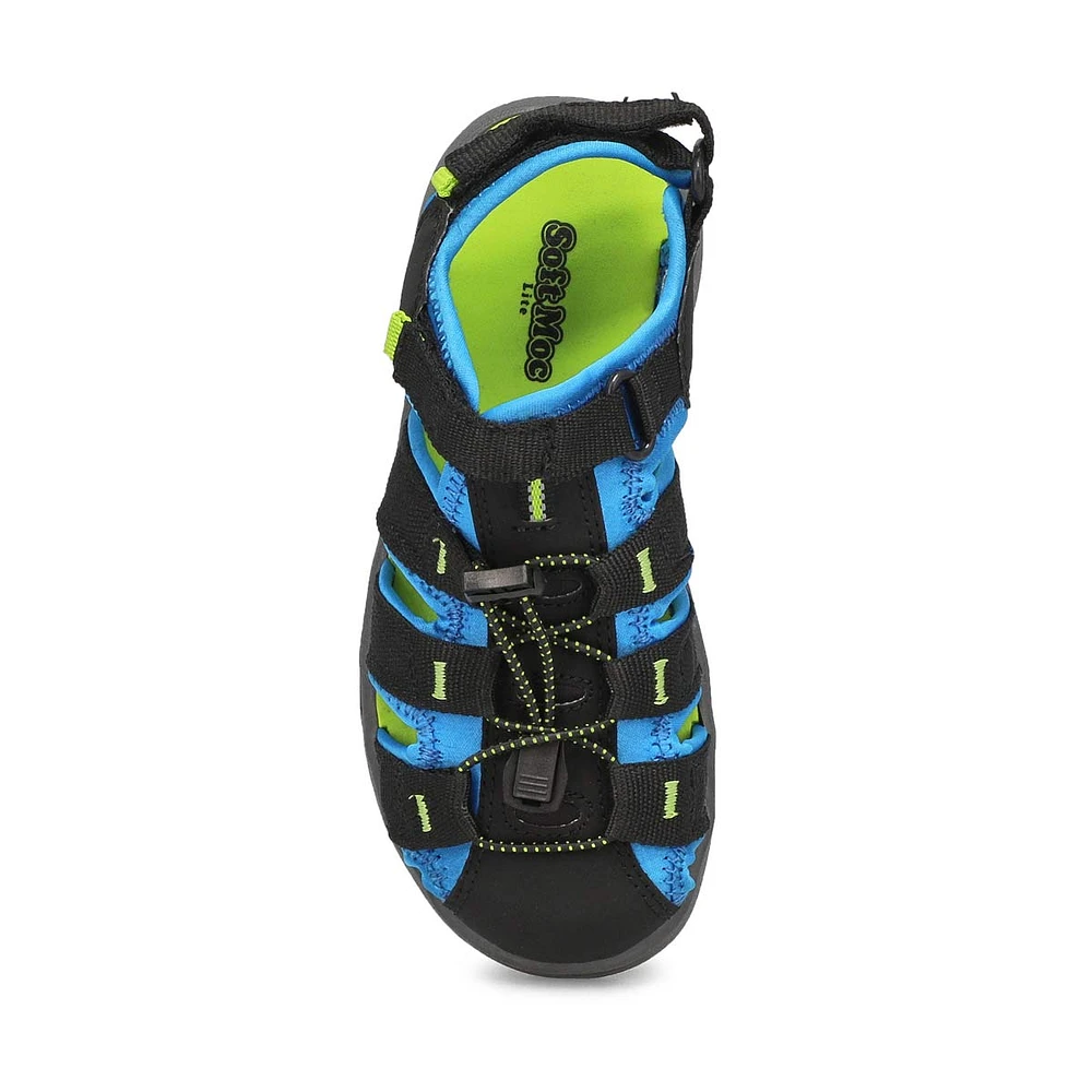 Boys' Kyle Fisherman Sandal - Black Lime/Green