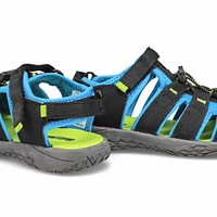 Boys' Kyle Fisherman Sandal - Black Lime/Green