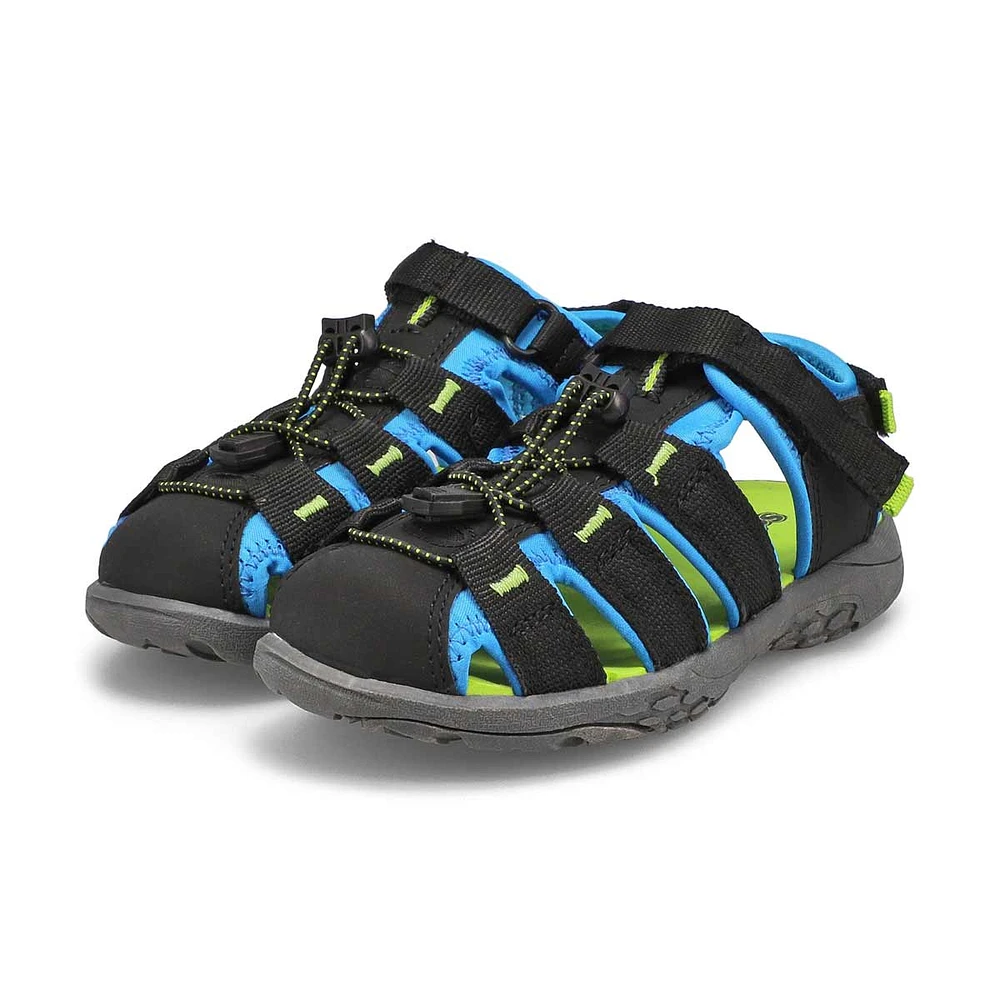 Boys' Kyle Fisherman Sandal - Black Lime/Green