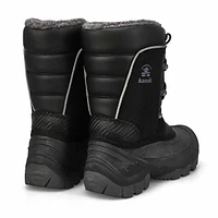 Boys'  Luke 3 Waterproof Winter Boot- Black