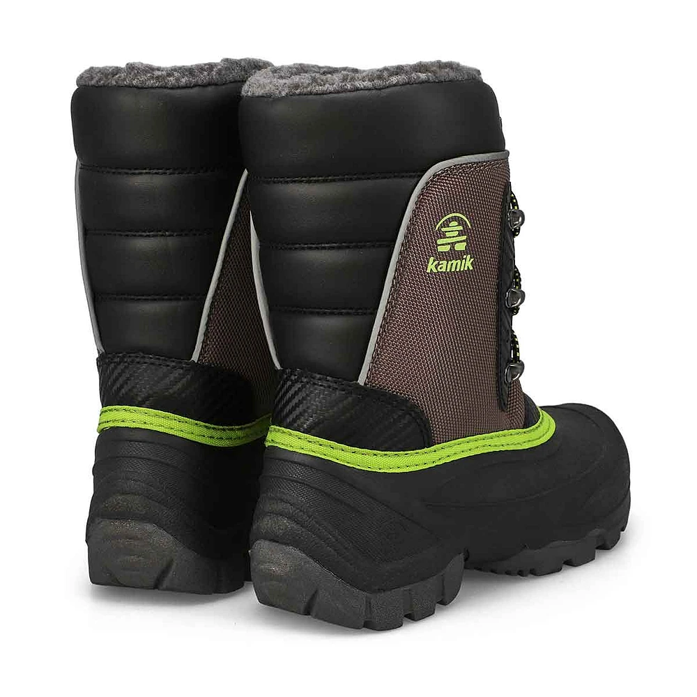 Boys'  Luke 3 Waterproof Winter Boot- Black