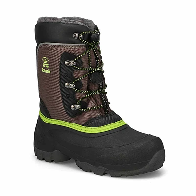 Boys'  Luke 3 Waterproof Winter Boot- Black