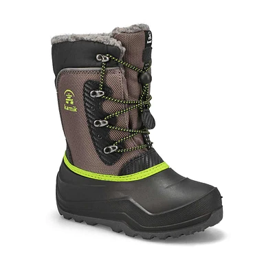 Botte d'hiver imperméable LUKE 4, noir, garçons