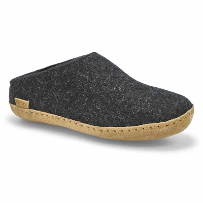 Men's Model B Open Back Slipper - Grey