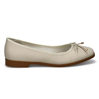 Women's Paislee Leather Ballerina Flat - Black