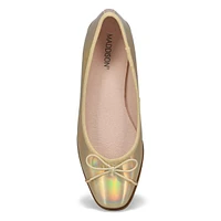 Women's Paislee-M Leather Ballerina Flat