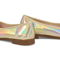 Women's Paislee-M Leather Ballerina Flat