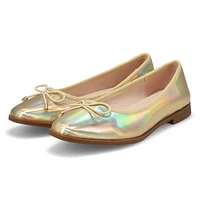 Women's Paislee-M Leather Ballerina Flat