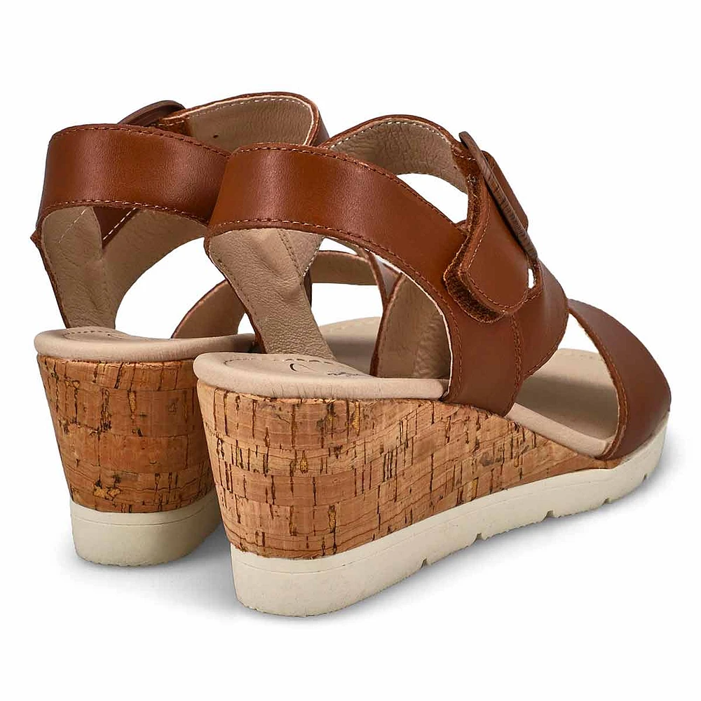 Women's Princess 01 Leather Wedge Sandal