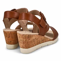 Women's Princess 01 Leather Wedge Sandal
