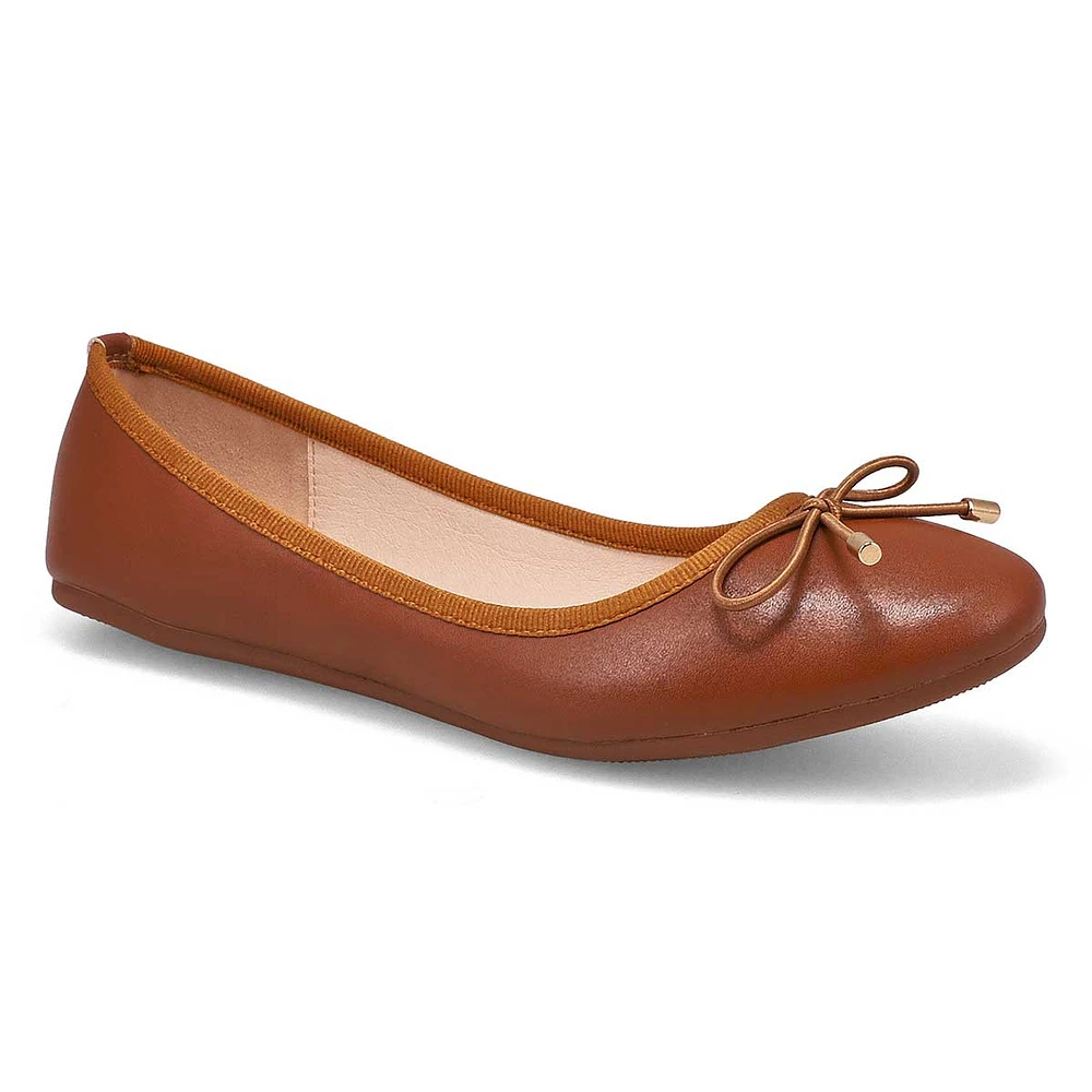 Women's Priscilla Leather Ballerina Flat
