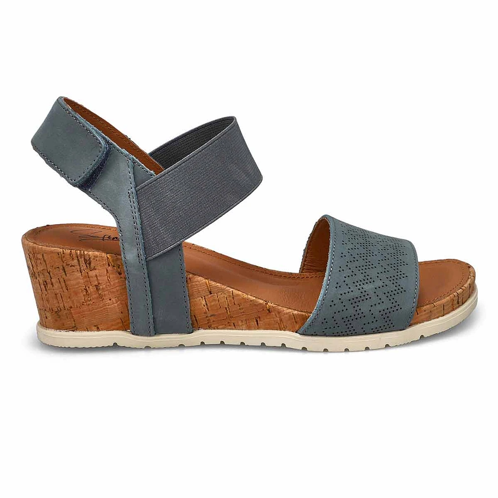 Women's Queen 01 Leather Wedge Sandal