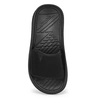 Ladies Rejuvenate Platform Slide Sandal - Black