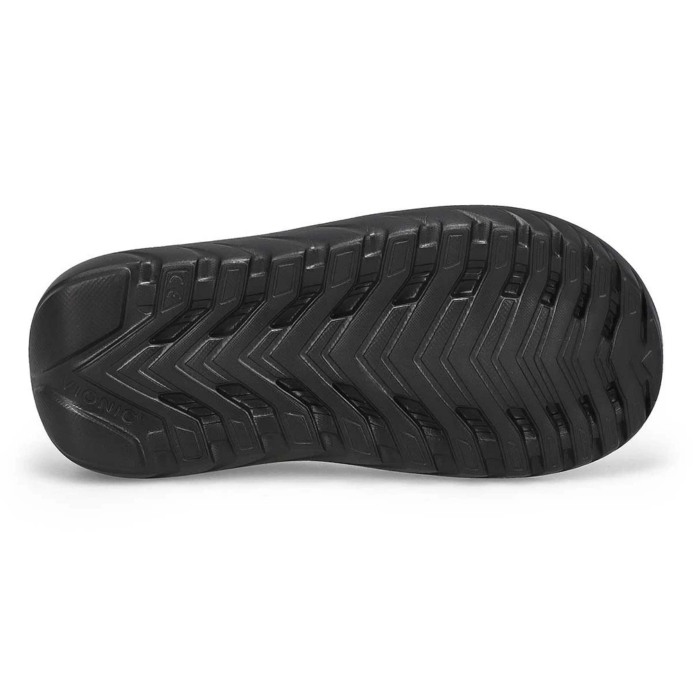 Ladies Rejuvenate Platform Slide Sandal - Black