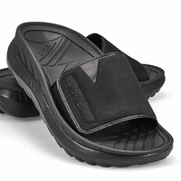 Ladies Rejuvenate Platform Slide Sandal - Black