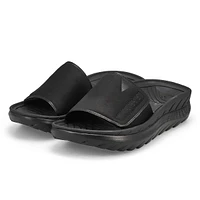 Ladies Rejuvenate Platform Slide Sandal - Black
