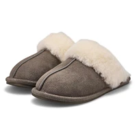 Women's Rihana 2 Open Back Slipper - Black/Natural