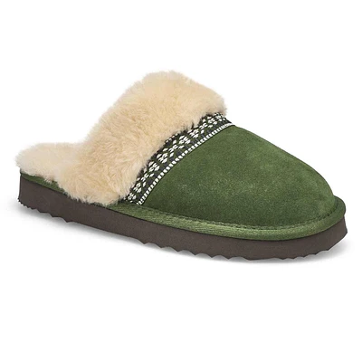 Women's Runabout Open Back Suede Slipper