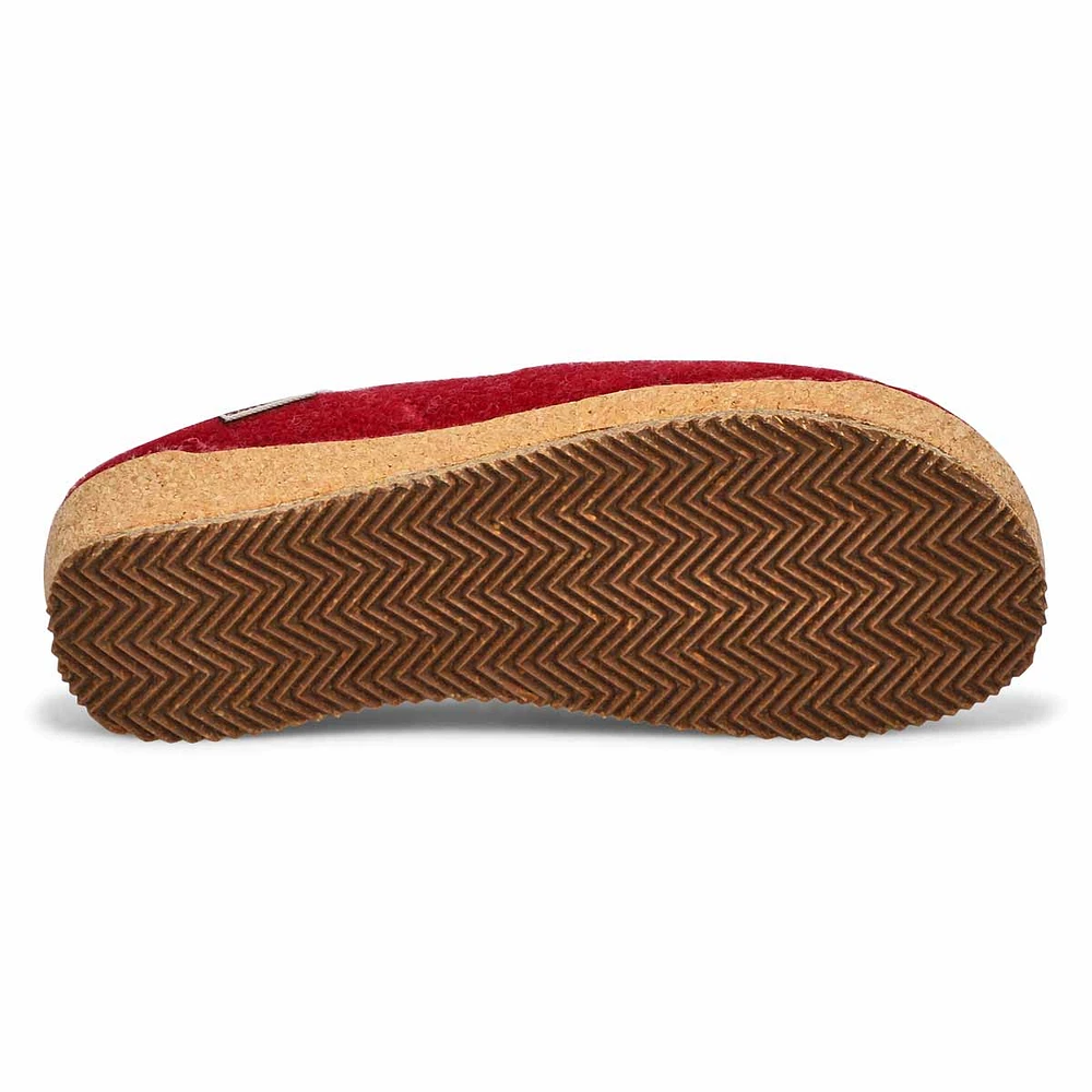 Women's Sansa Open Back Slipper - Burgundy
