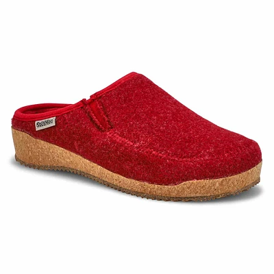 Women's Sansa Open Back Slipper - Burgundy