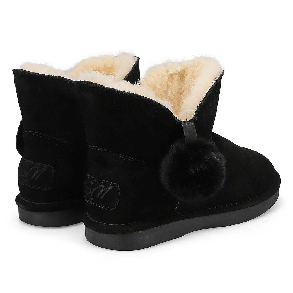 Women's Smocs 5 Low Pom Suede Boot