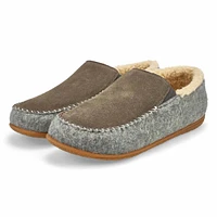 Men's Stark Closed Back Slipper - Black
