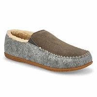 Men's Stark Closed Back Slipper - Black