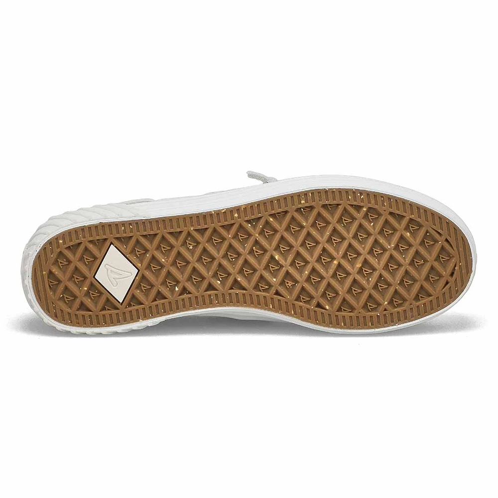 Women's Crest Boat Platform Shoe - White