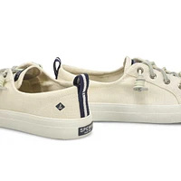 Women's Crest Vibe Linen Fashion Sneaker