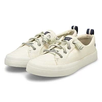 Women's Crest Vibe Linen Fashion Sneaker
