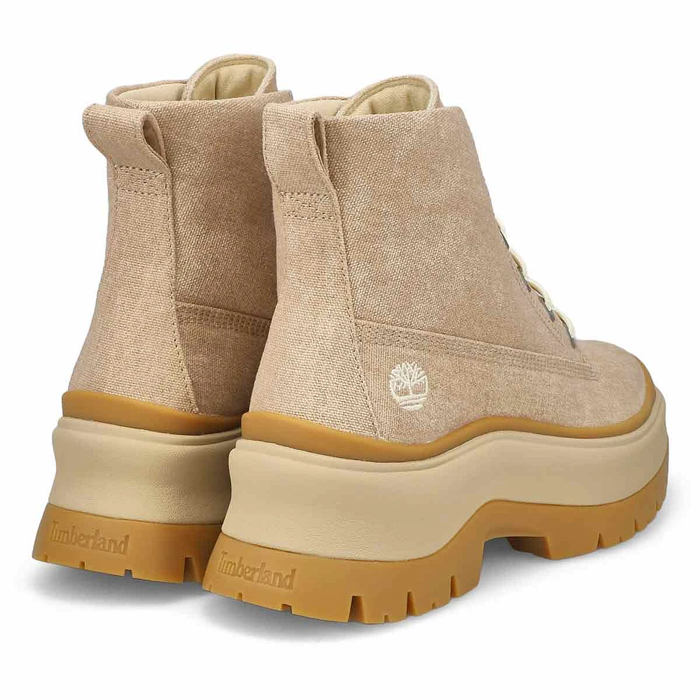 Women's Roxie Lane Mid Lace Up Boot - Light Beige