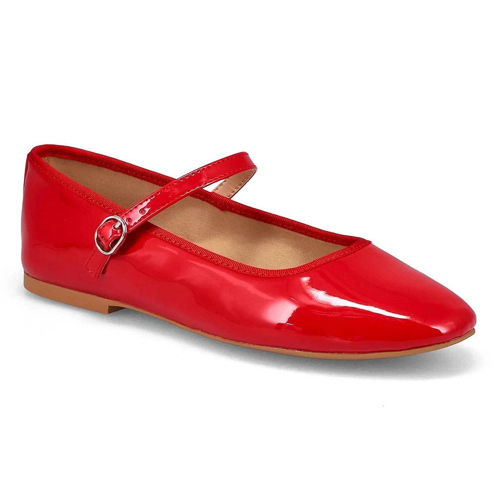 Women's  Vinetta Leather Casual Maryjane Flat - Bl