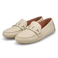 Women's Evelyn Chain Driver Casual Loafers - Black