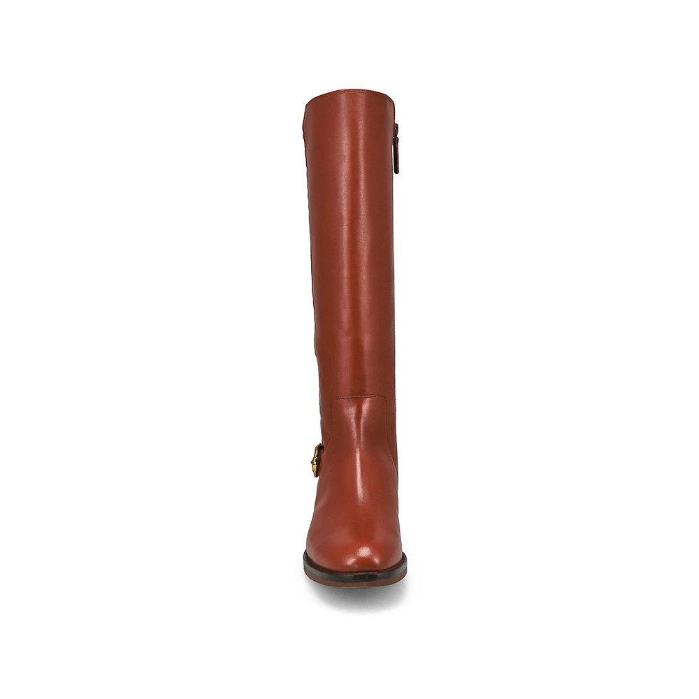 Womens Clover Stretch Leather Tall Riding Boot - B