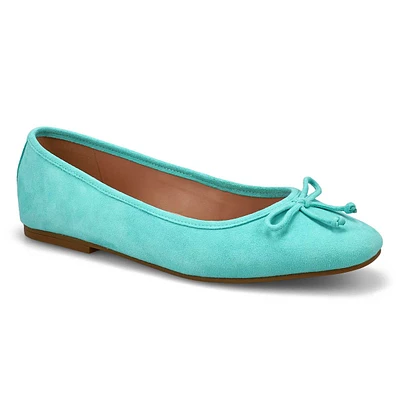 Ballerine en cuir souple YARA, noir, femmes