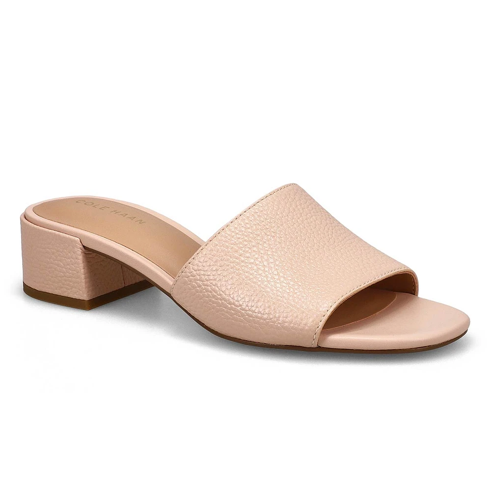 Women's Calli Leather Dress Slide Sandal - Black