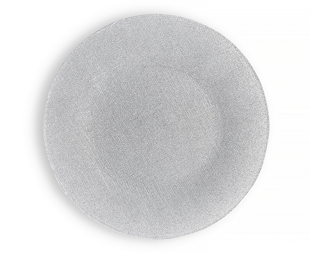 Assiette de présentation, argent
