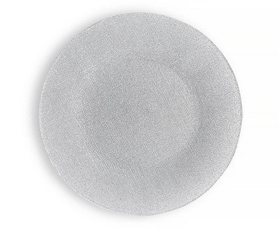 Assiette de présentation, argent