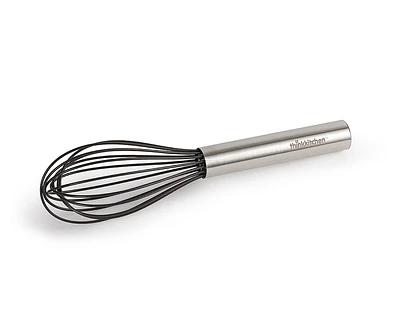 Fouet en silicone thinkkitchen, gris et argent