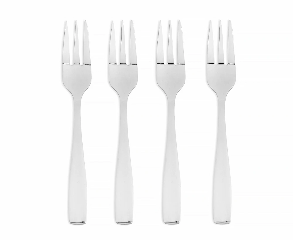 Fjord Mirror Dessert Fork Set, Set of 4