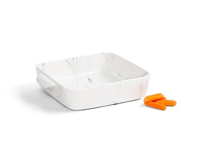 Plat de cuisson Andrea par Remy Olivier, 26 cm, marbré