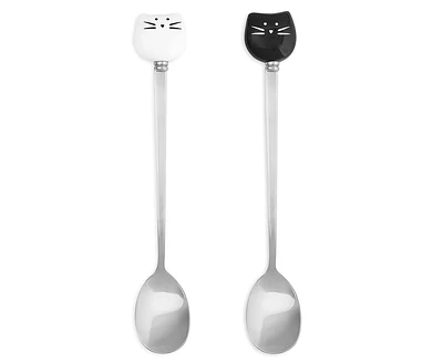 Ceramic Cat Spoons, Set of 2