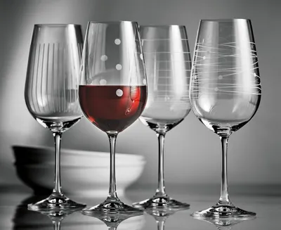 Verres à vin rouge Club, ens. de 4