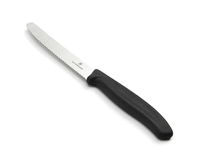 Couteau à éplucher Victorinox, noir, 4,25 po