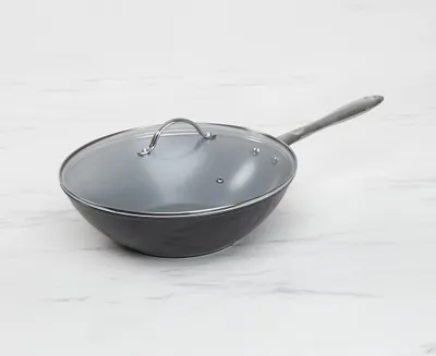 Wok anti-adhésive en céramique Bullet par Remy Olivier, 30 cm