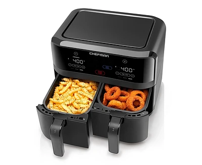 Friteuse à air à panier double Chefman, 8,5 L