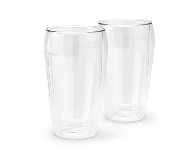 Double-Wall Coffee Mugs, Set of 2