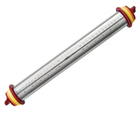 Stainless Steel Rolling Pin with 4 Discs